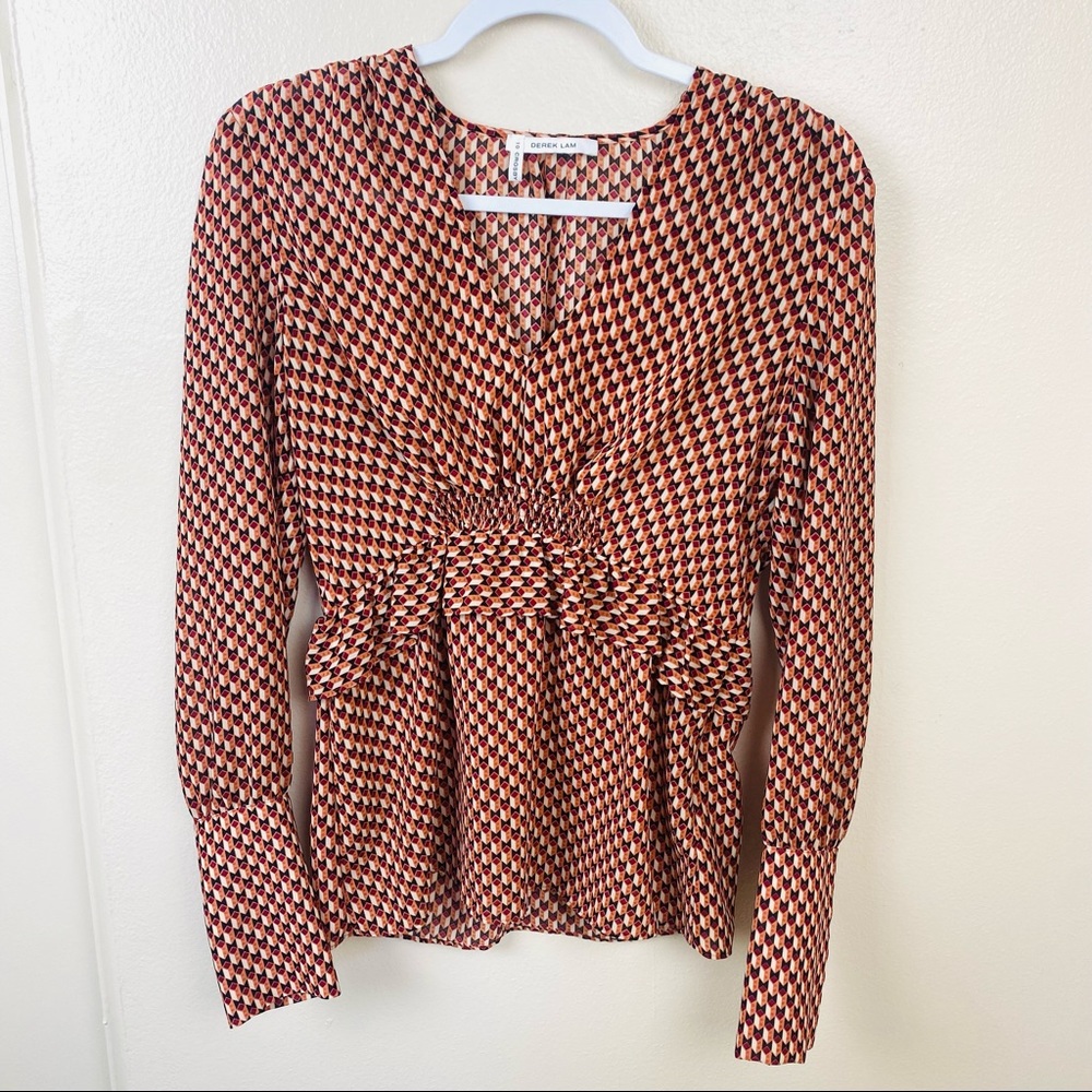 Derek Lam 10 Crosby Long Sleeve Top